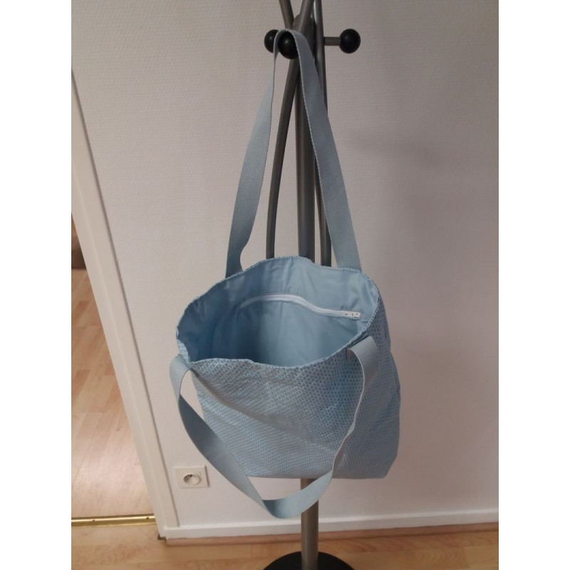 Sac style tote bag doublé