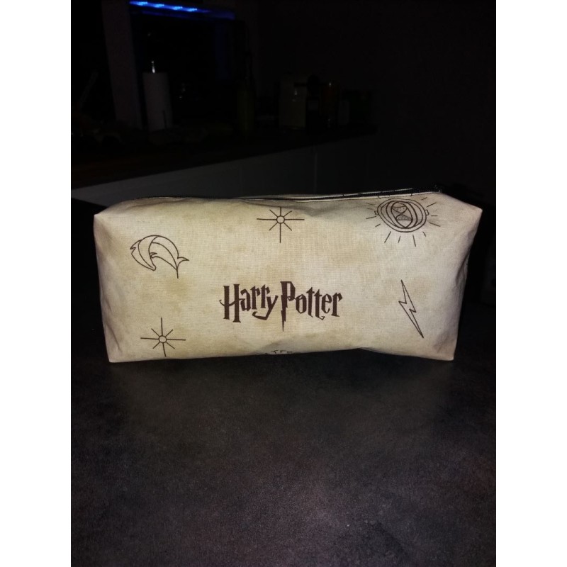 Trousse d'école rectangulaire version Harry Potter